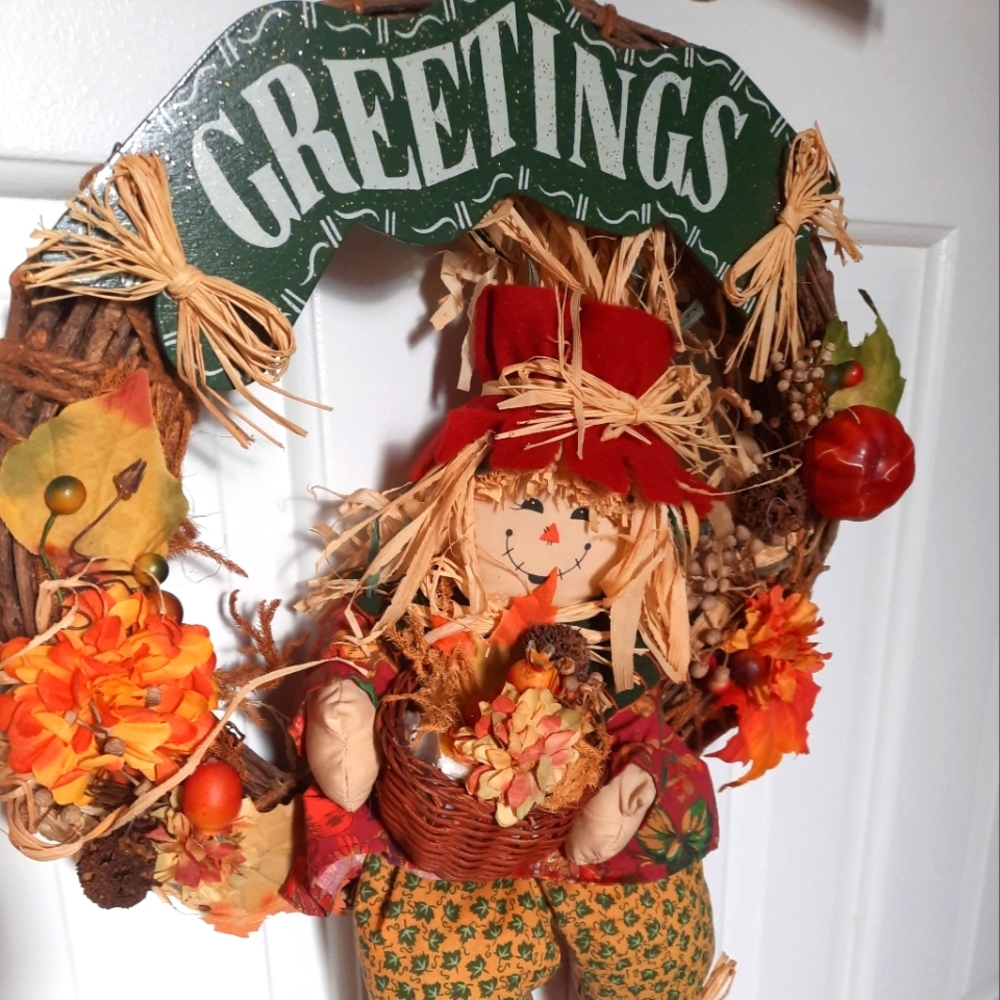 Autumn Fall Door Wreath